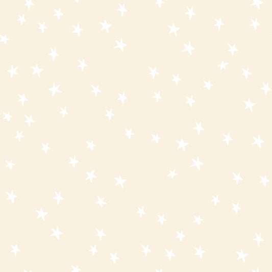 Starry New White on Natural by Ruby Star Society RS4109 65, 1/2 yard increments