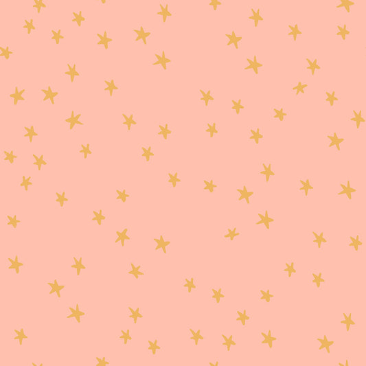 Starry New Peach by Ruby Star Society RS4109 68, 1/2 yard increments