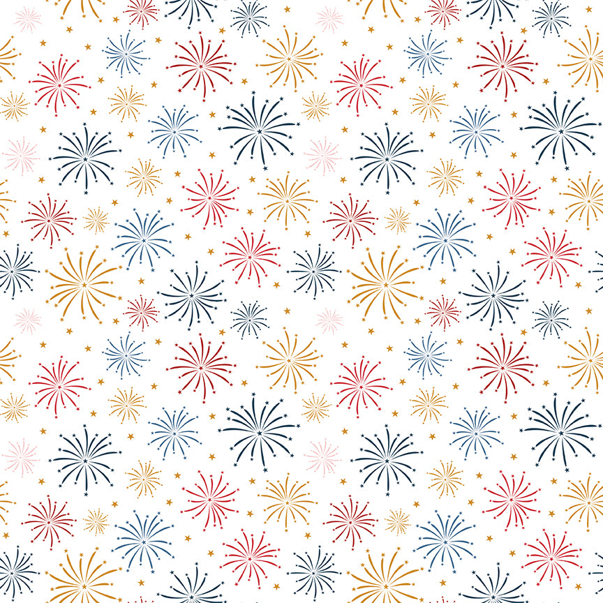 Sweet Freedom Fireworks Cloud Sparkle for Riley Blake Fabrics SC14412-CLOUD