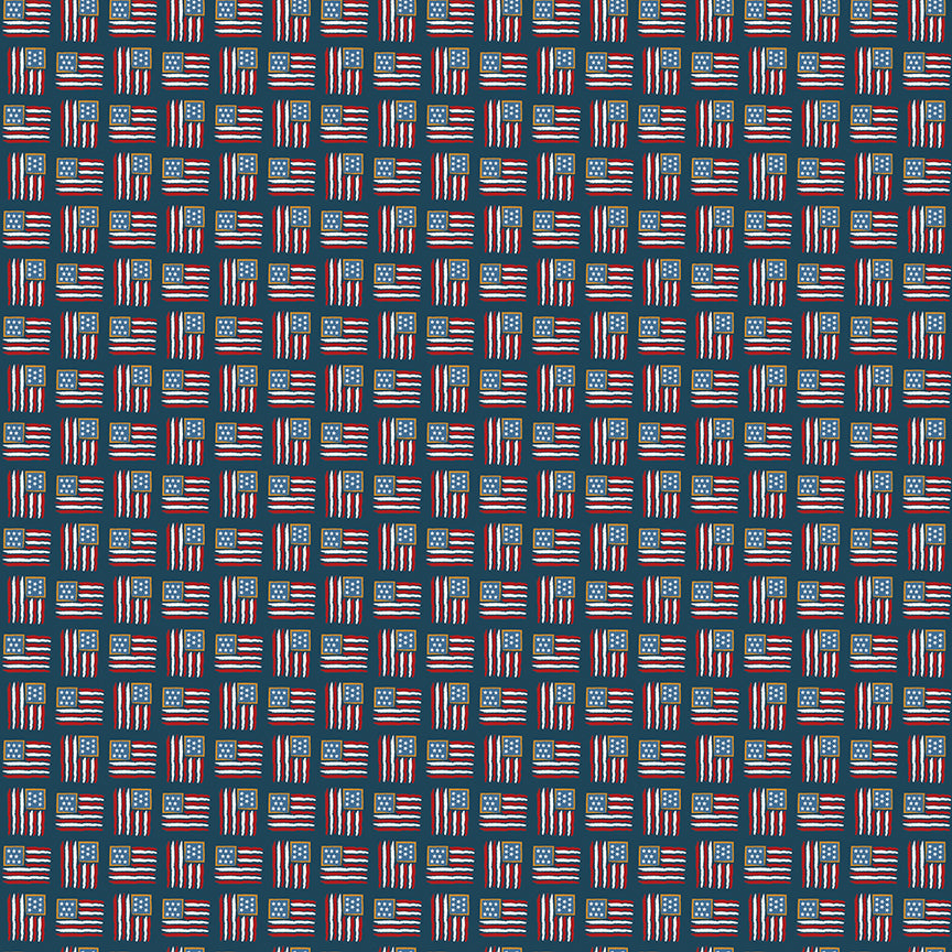 Sweet Freedom Flags Oxford for Riley Blake Fabrics SC14416-OXFORD