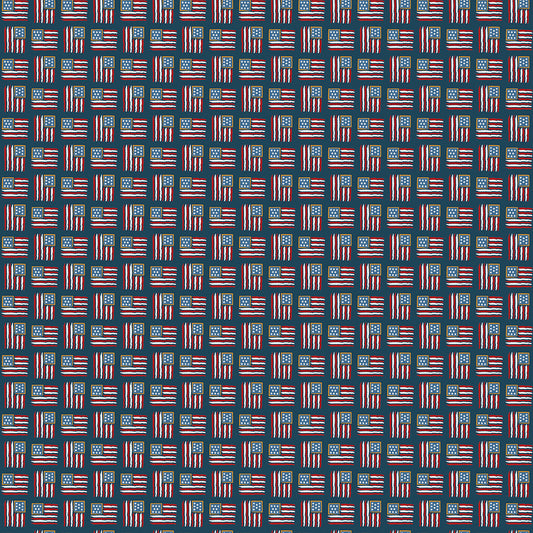 Sweet Freedom Flags Oxford for Riley Blake Fabrics SC14416-OXFORD