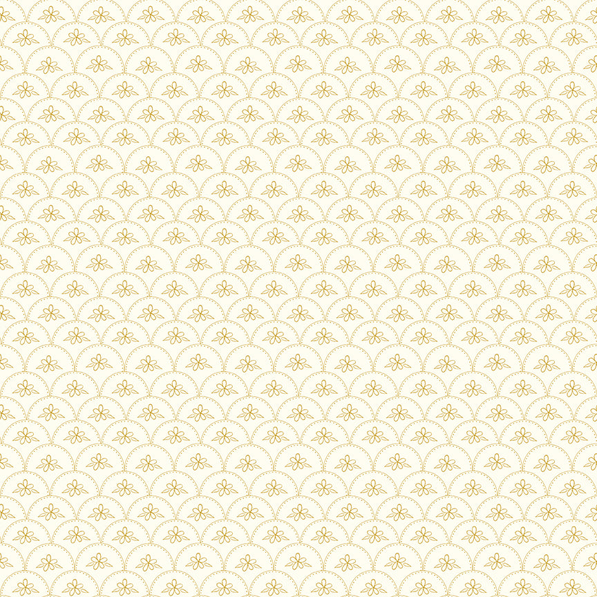 Stay Wild Baptist Fan Cream Sparkle by Amanda Niederhauser for Riley Blake Fabrics SC15213-CREAM, 1/2 yard increments