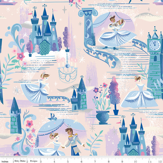 Wishes by Jill Howarth for Riley Blake Fabrics SC18070-BALLERINA, 1/2 yard increments