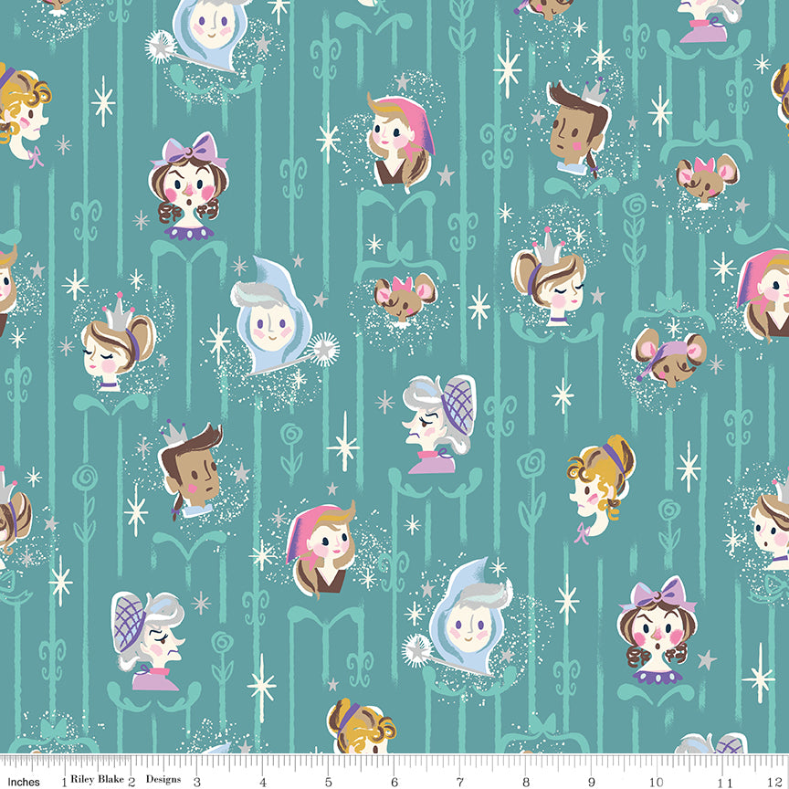 Wishes by Jill Howarth for Riley Blake Fabrics SC18071-RAINDROP, 1/2 yard increments