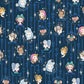 Wishes by Jill Howarth for Riley Blake Fabrics SC18071-RILEYNAVY, 1/2 yard increments