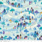 Wishes by Jill Howarth for Riley Blake Fabrics SC18072-BLEACHEDDENIM, 1/2 yard increments