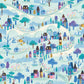 Wishes by Jill Howarth for Riley Blake Fabrics SC18072-BLEACHEDDENIM, 1/2 yard increments