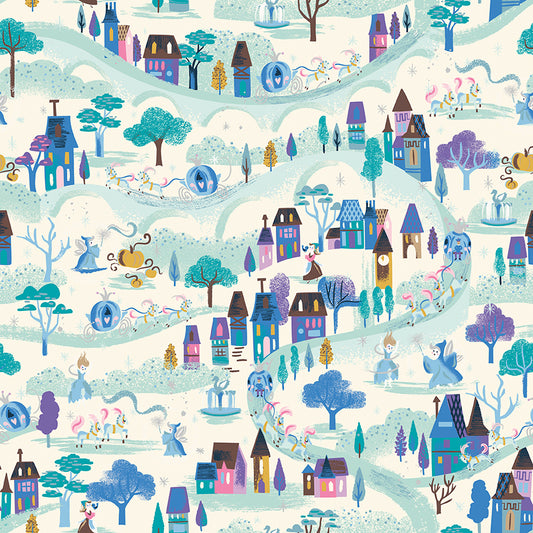 Wishes by Jill Howarth for Riley Blake Fabrics SC18072-VINTAGEWHITE, 1/2 yard increments