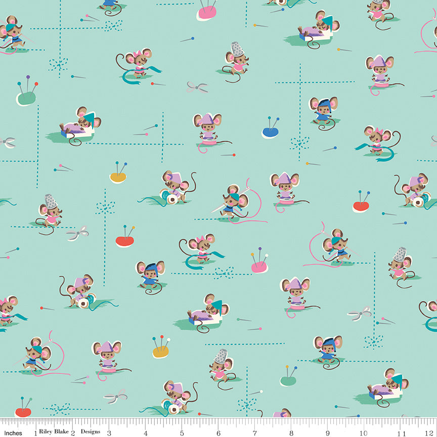 Wishes by Jill Howarth for Riley Blake Fabrics SC18073-SONGBIRD, 1/2 yard increments
