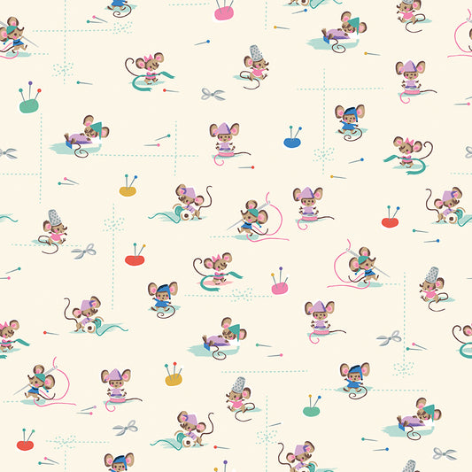 Wishes by Jill Howarth for Riley Blake Fabrics SC18073-VINTAGEWHITE, 1/2 yard increments