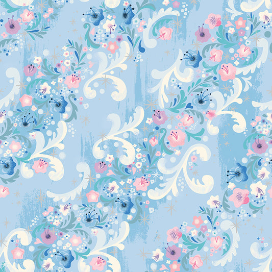 Wishes by Jill Howarth for Riley Blake Fabrics SC18074-FROST, 1/2 yard increments