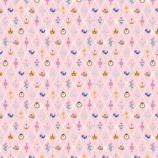 Wishes by Jill Howarth for Riley Blake Fabrics SC18075-PETALPINK, 1/2 yard increments