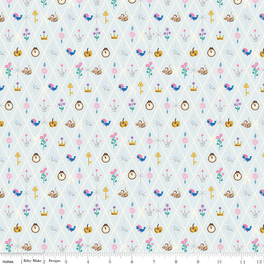 Wishes by Jill Howarth for Riley Blake Fabrics SC18075-POWDER, 1/2 yard increments