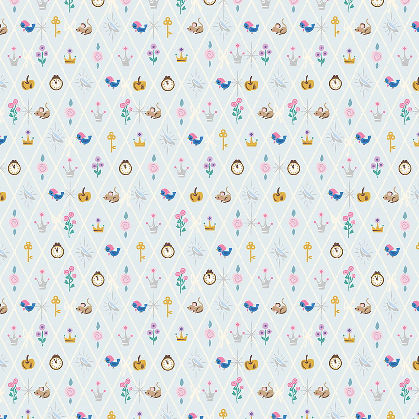 Wishes by Jill Howarth for Riley Blake Fabrics SC18075-POWDER, 1/2 yard increments