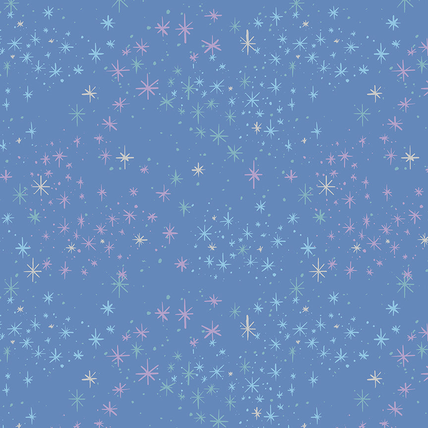 Wishes by Jill Howarth for Riley Blake Fabrics SC18076-PERIWINKLE, 1/2 yard increments