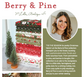Berry and Pine Pine Needles Blenders Evergreen by Lella Boutique for Moda Fabrics Fabric 5243 13, 1/2 yard increments