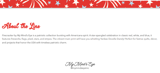 Firecracker Stars White by My Mind's Eye for Riley Blake Fabrics, C17204-WHITE, 1/2 yard increments