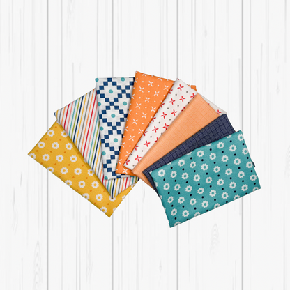 Simply Delightful by Sherri & Chelsi for Moda Fabrics, Half Yard and Fat Quarter Bundles (7 fabrics)