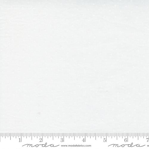 Twinkle Basic Dot Star White on White by April Rosenthal for Moda Fabrics 24106 42