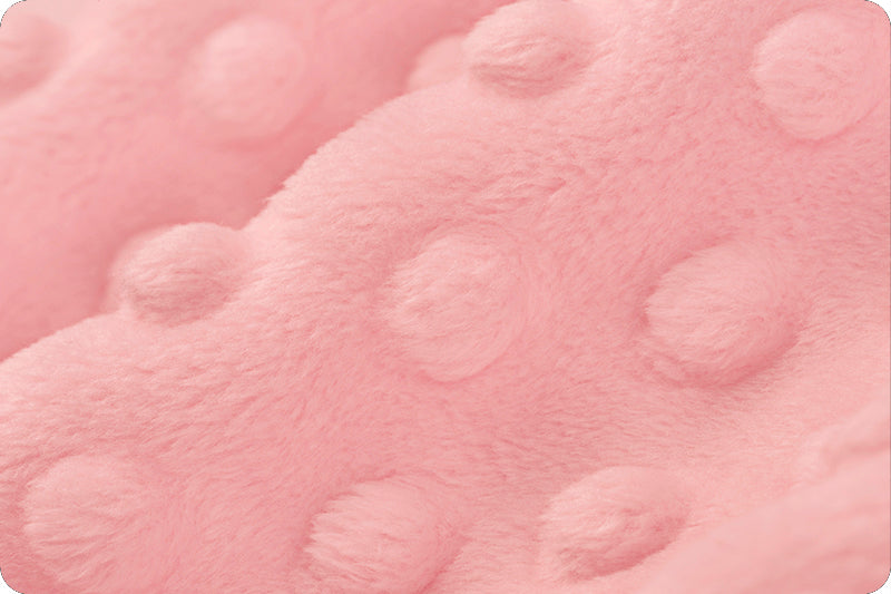 Blush Cuddle Minky Dimple Dot Fabric by Shannon Fabrics