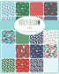 Jolly Season Reindeer Spruce by Abi Hall of Moda Fabrics 35341 13, 14" remnant