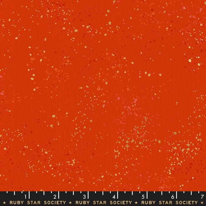 Speckled Metallic Warm Red by Rashida Coleman Hale of Ruby Star Society and Moda Fabrics RS5027 35M