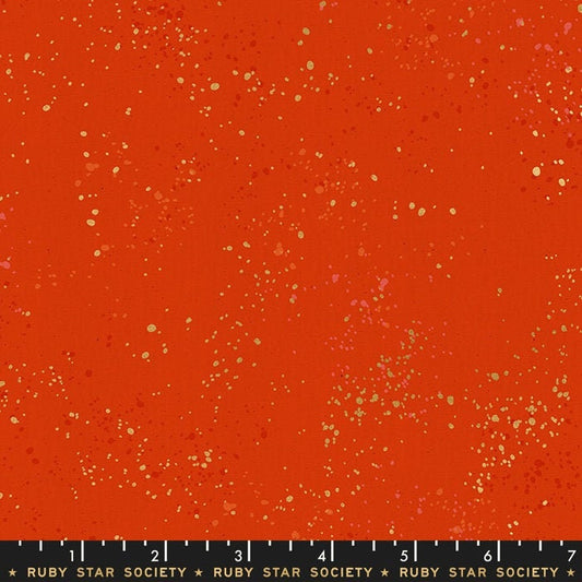 Speckled Metallic Warm Red by Rashida Coleman Hale of Ruby Star Society and Moda Fabrics RS5027 35M