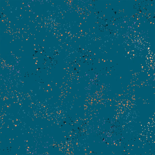 Speckled Metallic Teal by Rashida Coleman Hale of Ruby Star Society and Moda Fabrics RS5027 53M