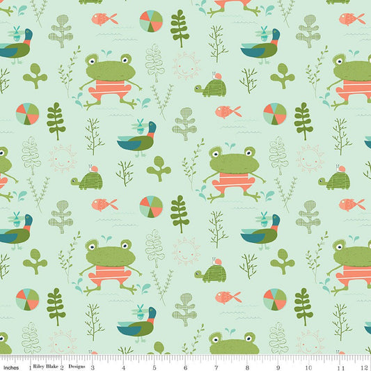 Ready Set Splash! Main Pistachio by Sandy Gervais for Riley Blake Fabrics C9890-PISTACHIO