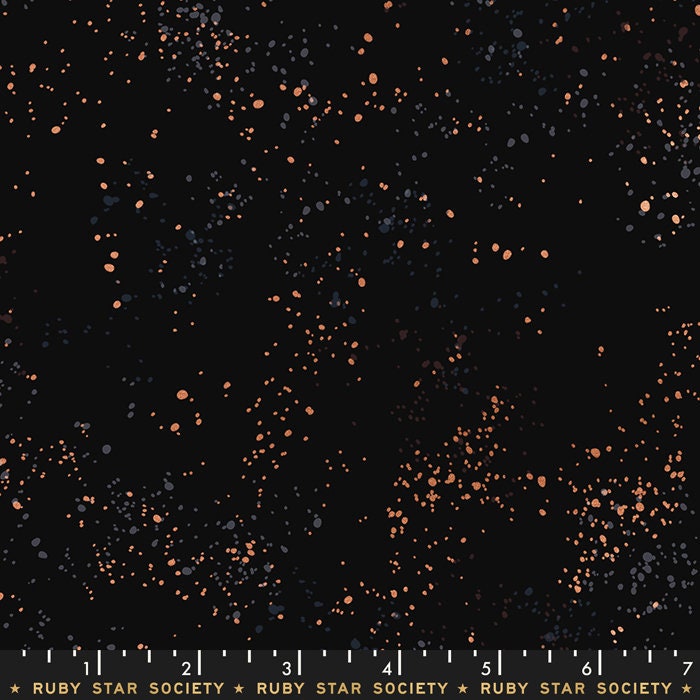 Speckled Metallic Black by Rashida Coleman Hale of Ruby Star Society and Moda Fabrics RS5027 61M