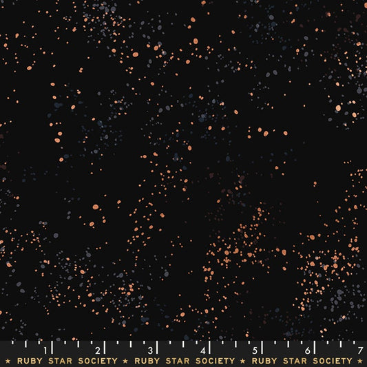 Speckled Metallic Black by Rashida Coleman Hale of Ruby Star Society and Moda Fabrics RS5027 61M