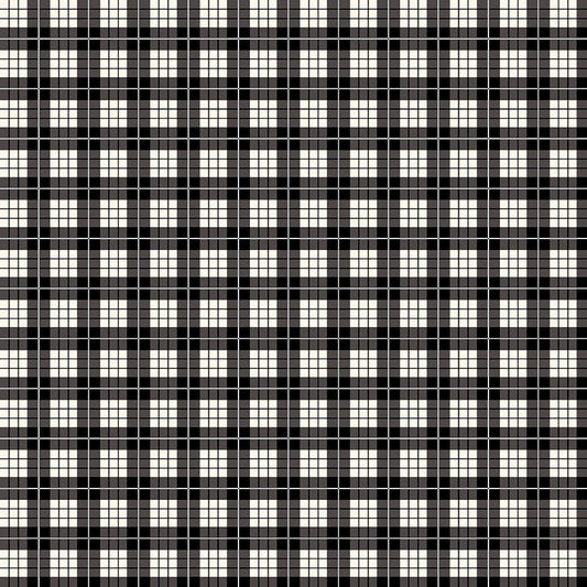 Wild at Heart Plaid Black by Lori Whitlock for Riley Blake Fabrics C9825-BLACK