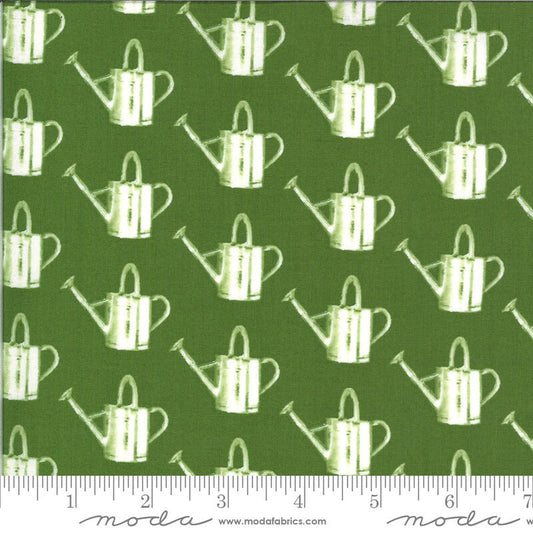 Homestead Watering Can Leaf by April Rosenthal Prairie Grass of Moda Fabrics Fabric Yardage 24091 15