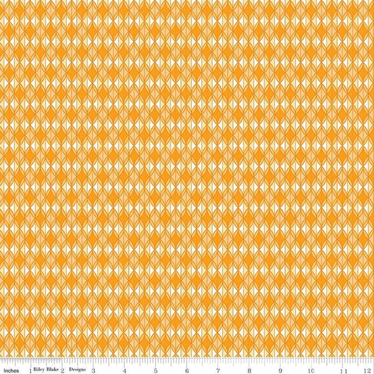 Grove Rows Orange by Jill Finley for Riley Blake Designs C10144-ORANGE