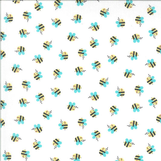 Hello Sunshine Bees White by Abi Hall for Moda Fabrics 35352 11