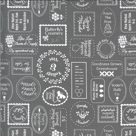 Spring Brook Seed Catalog Slate  by Cori Yoder for Moda Fabrics 29115 23