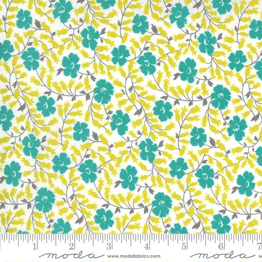 Flowers for Freya Flower Bed Cloud Pond by Linzee Kull McCray for Moda Fabrics Fabric Yardage 23333 11