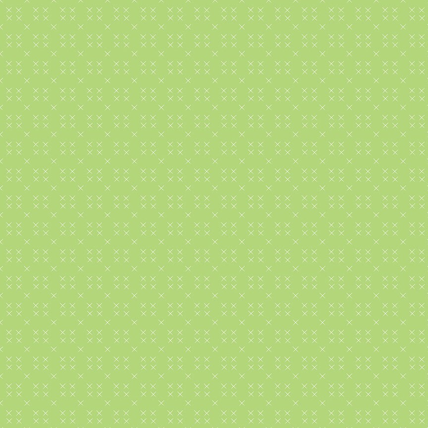 Strawberry Honey Cross Stitch Keylime by Gracey Larson for Riley Blake Fabrics C10246-KEYLIME