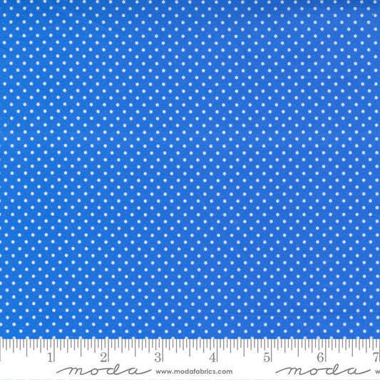 Holiday Essentials Americana Dot Basic Blue by Stacy Iest Hsu and Moda Fabrics 20737 45