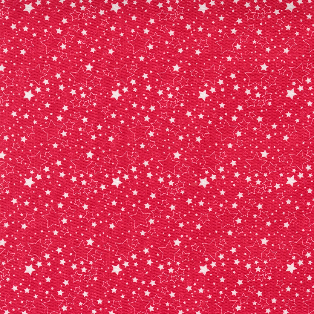 Holiday Essentials Americana Stars and Stars Red by Stacy Iest Hsu and Moda Fabrics 20764 12