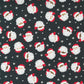 Holiday Essentials Christmas Santa Claus Black by Stacy Iest Hsu and Moda Fabrics 20740 48