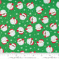 Holiday Essentials Christmas Santa Claus Basic Light Green by Stacy Iest Hsu and Moda Fabrics 20740 44