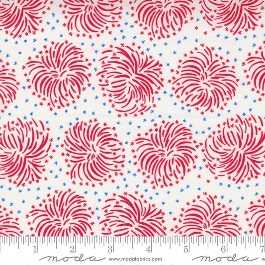 Holiday Essentials Americana Fireworks White by Stacy Iest Hsu and Moda Fabrics 20761 11