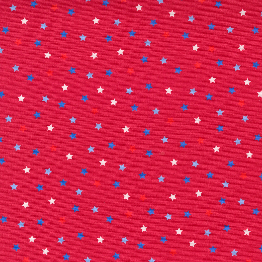 Holiday Essentials Americana Multi Stars Red by Stacy Iest Hsu and Moda Fabrics 20765 12