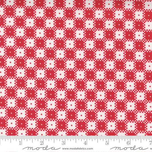 Story Time Big Check Red by American Jane for Moda Fabrics 21797 12