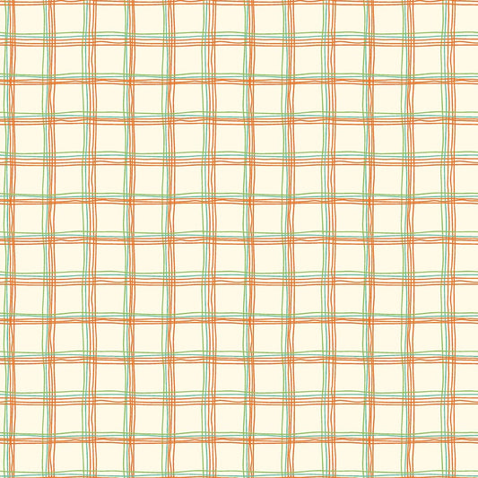 Eat Your Veggies Plaid Cream by Sandy Gervais for Riley Blake Fabrics C11113-CREAM