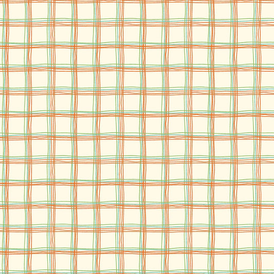 Eat Your Veggies Plaid Cream by Sandy Gervais for Riley Blake Fabrics C11113-CREAM