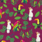 Jungle Paradise Birds In Paradise Novelty Tropical Birds Magenta by Stacy Iest Hsu and Moda Fabrics 20782 17