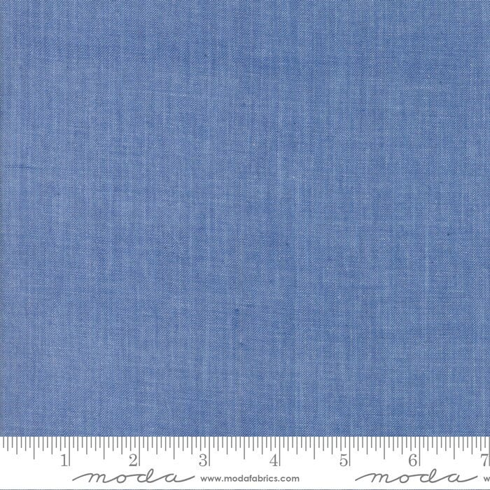 Moda Chambray Medium Blue Fabric 12051 15