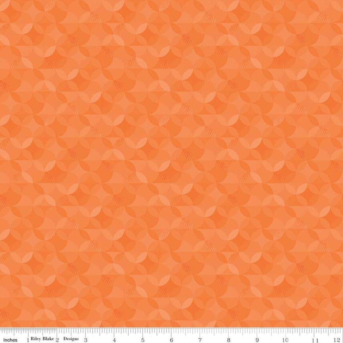 Crayola™ Kaleidoscope Outrageous Orange CR480-OUTRAGEOUS by Riley Blake Designs